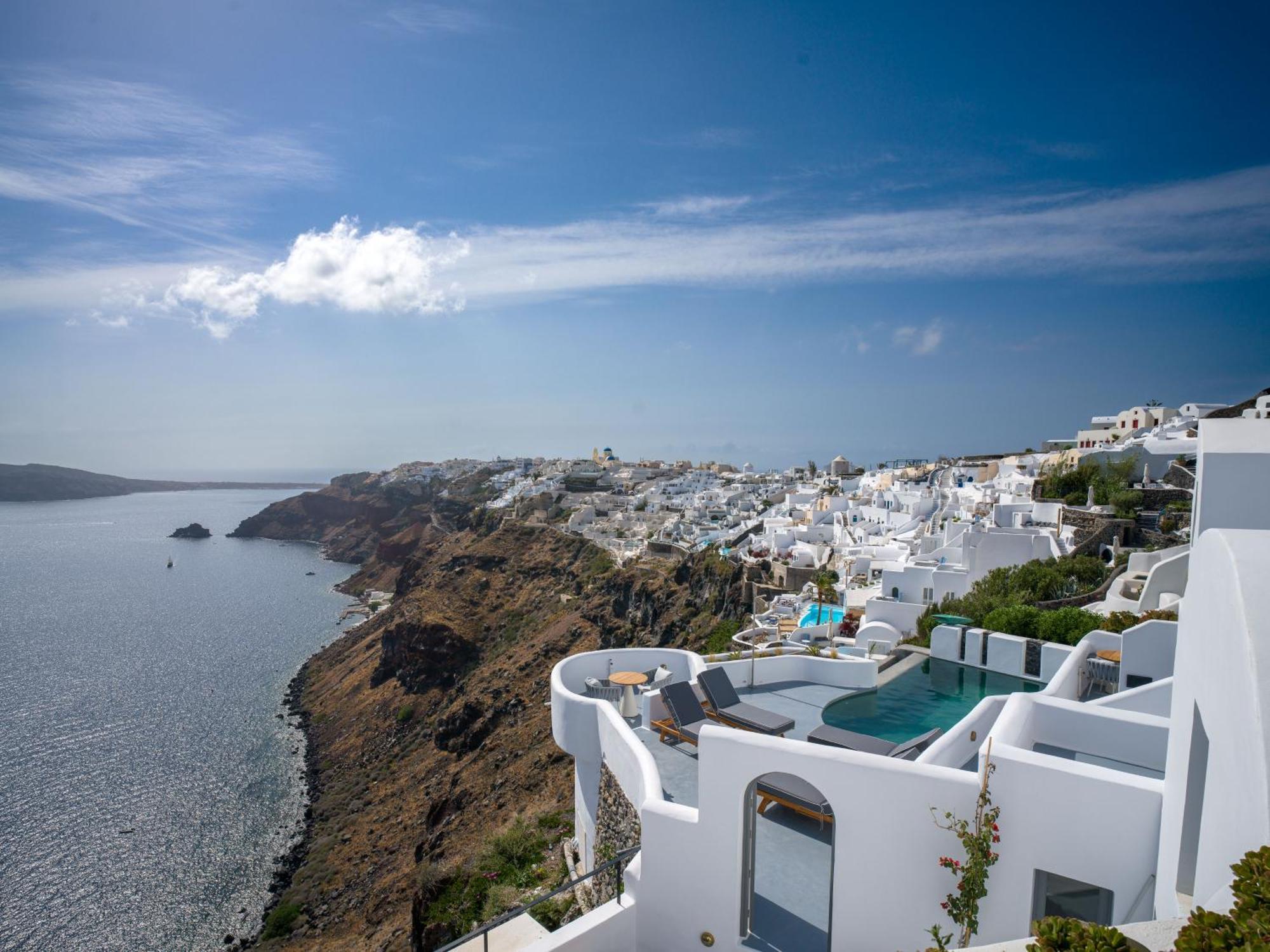 Отель Ikies Santorini Ия Экстерьер фото