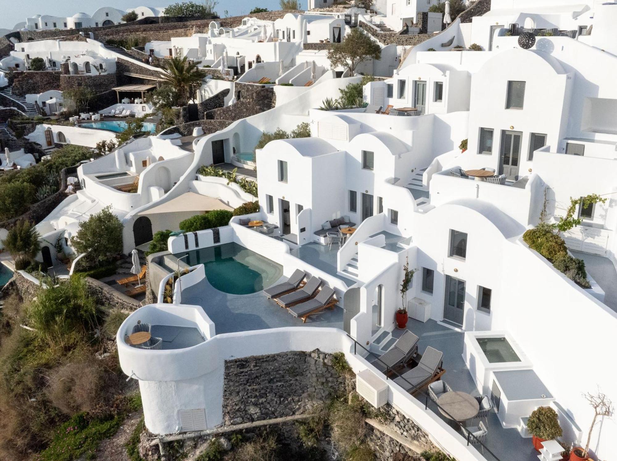 Отель Ikies Santorini Ия Экстерьер фото