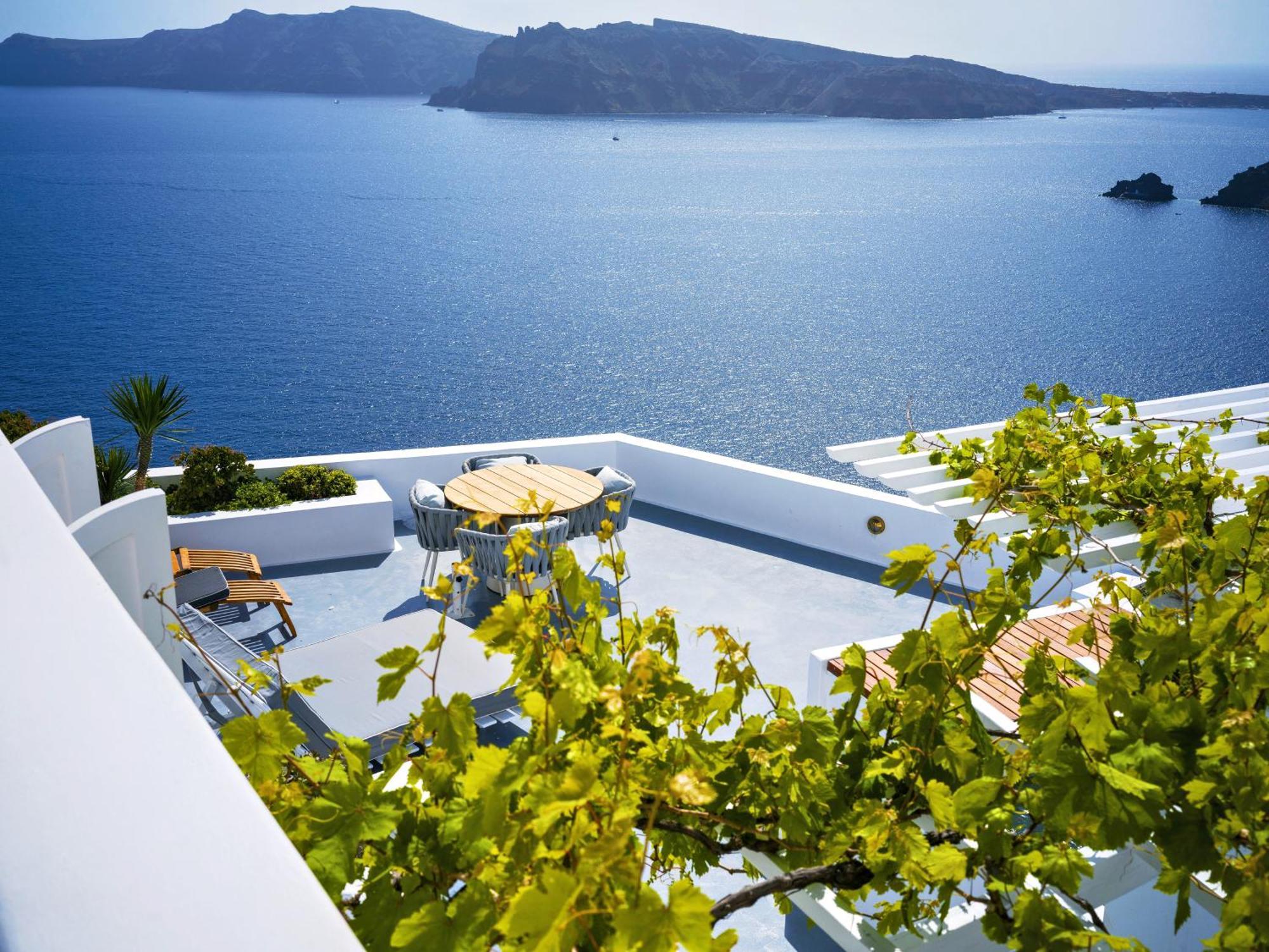 Отель Ikies Santorini Ия Номер фото
