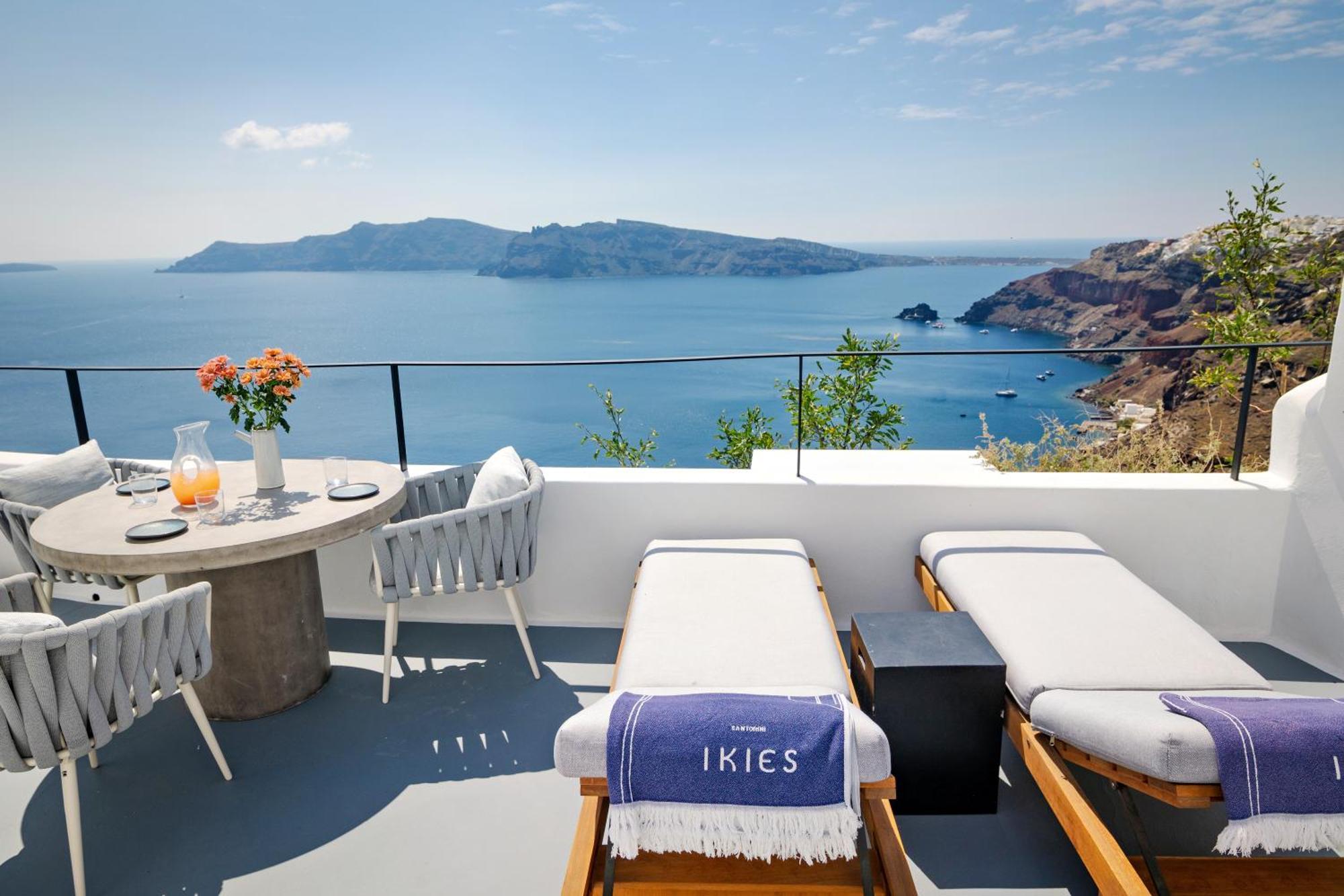 Отель Ikies Santorini Ия Экстерьер фото