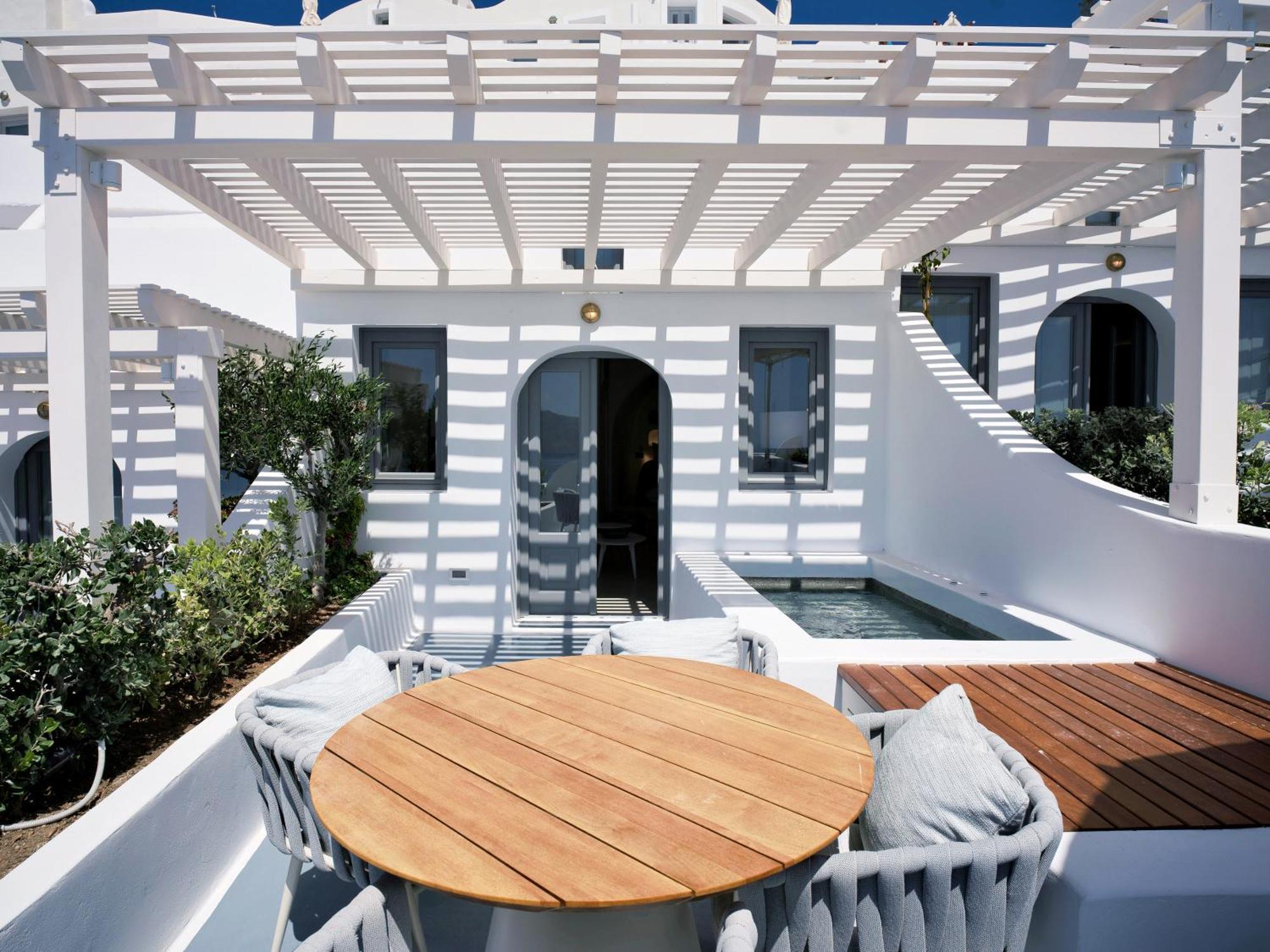 Отель Ikies Santorini Ия Номер фото
